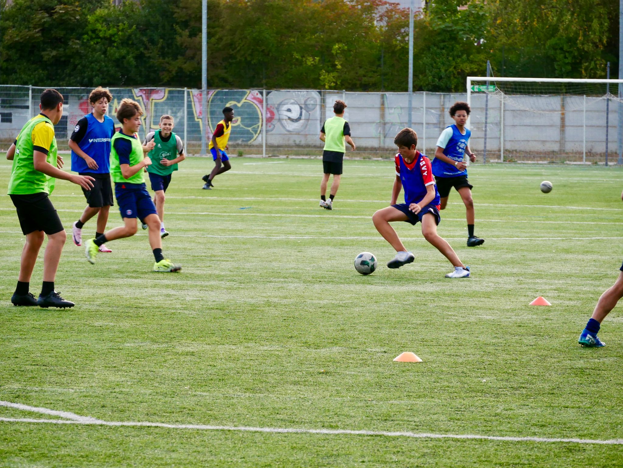 Photo de moi qui joue au foot.